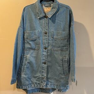 Free People Madison City Denim Jacket